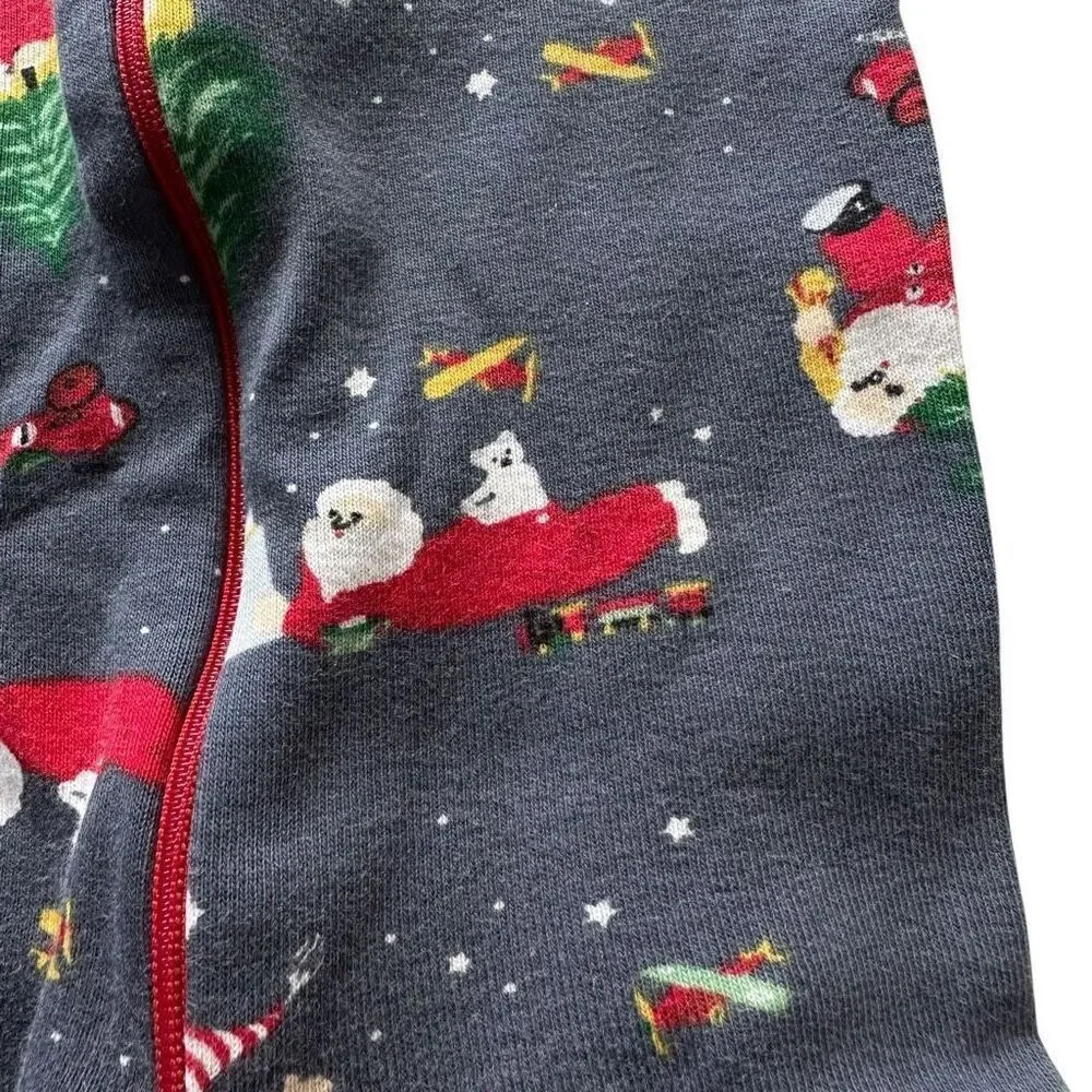 Hanna Andersson size 6-9 months Holiday Print Sleeper Pajama